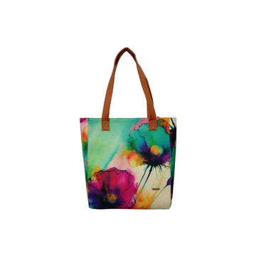 Pensamiento en Color - Tote Yute - Bolsa Mediana Para Mujer
