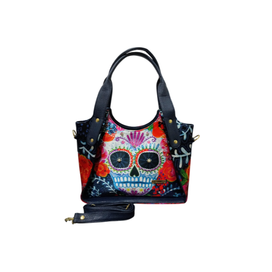 Calavera Roja - Valentina Bolso Para Mujer
