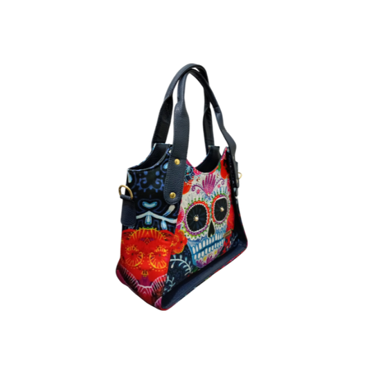 Calavera Roja - Valentina Bolso Para Mujer