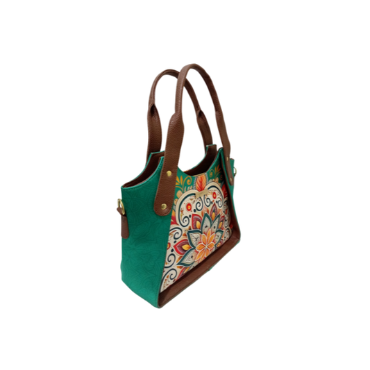 Flor Aqua - Valentina Bolso Para Mujer