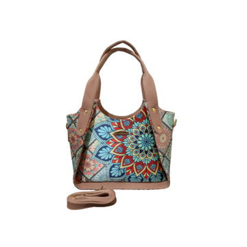 Mandala Turquesa - Valentina Bolso Para Mujer