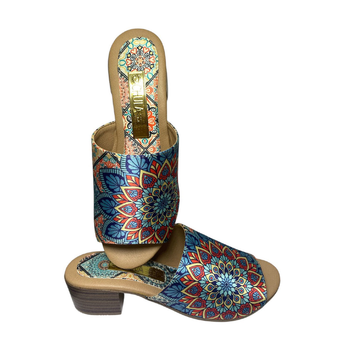 Mandala Turquesa- Tacón Verano