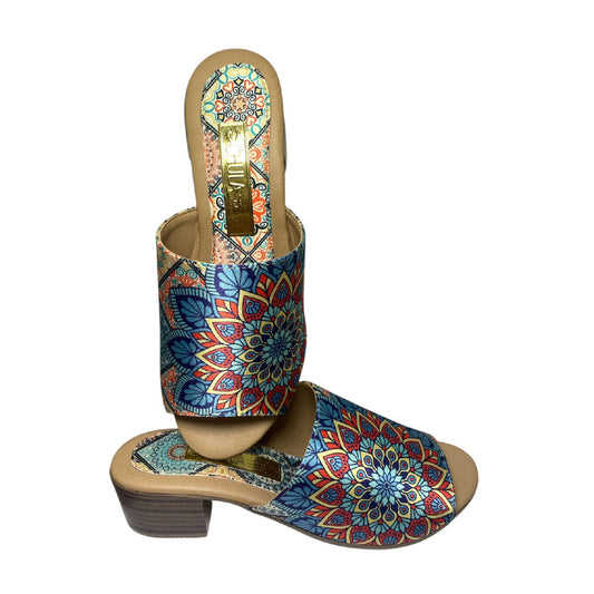 Mandala Turquesa- Tacón Verano