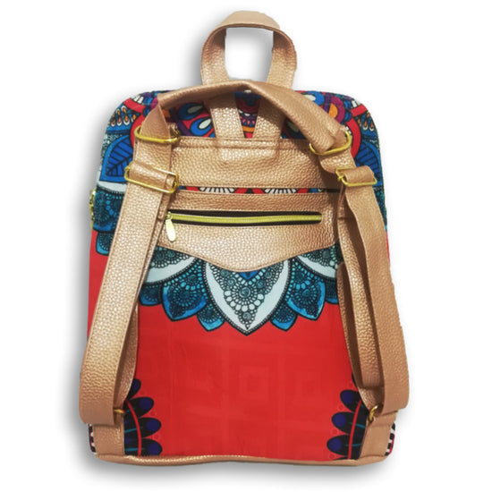 Mandala Rojo - BackPack Chula Moda Latina