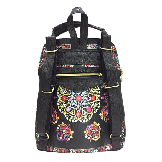 Mandala Color Red - Backpack Chula Moda Latina