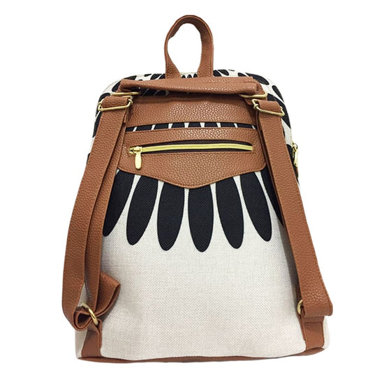 Pétalo Negro - Backpack Chula Moda Latina