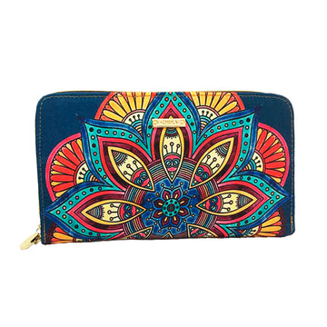 Fantasia Azul - Cartera Maxi Chula Moda Latina