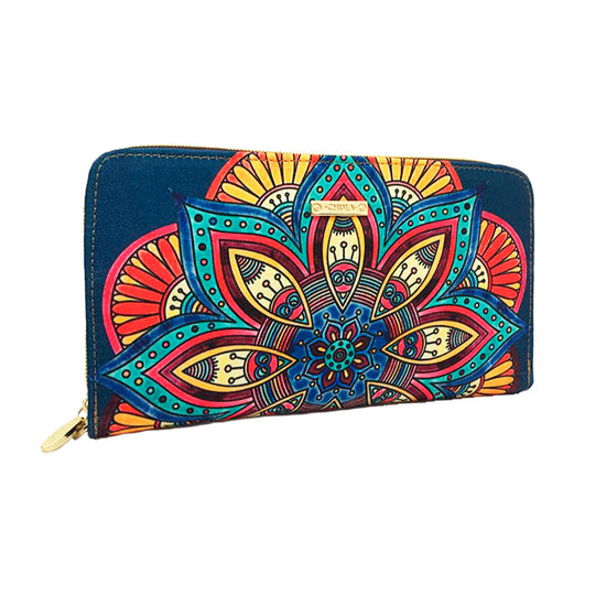 Fantasia Azul - Cartera Maxi Chula Moda Latina