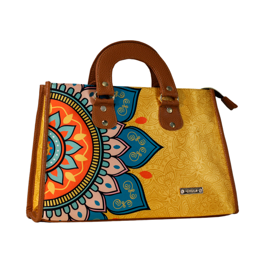 Golden Mandala - Canasta Chula Moda Latina