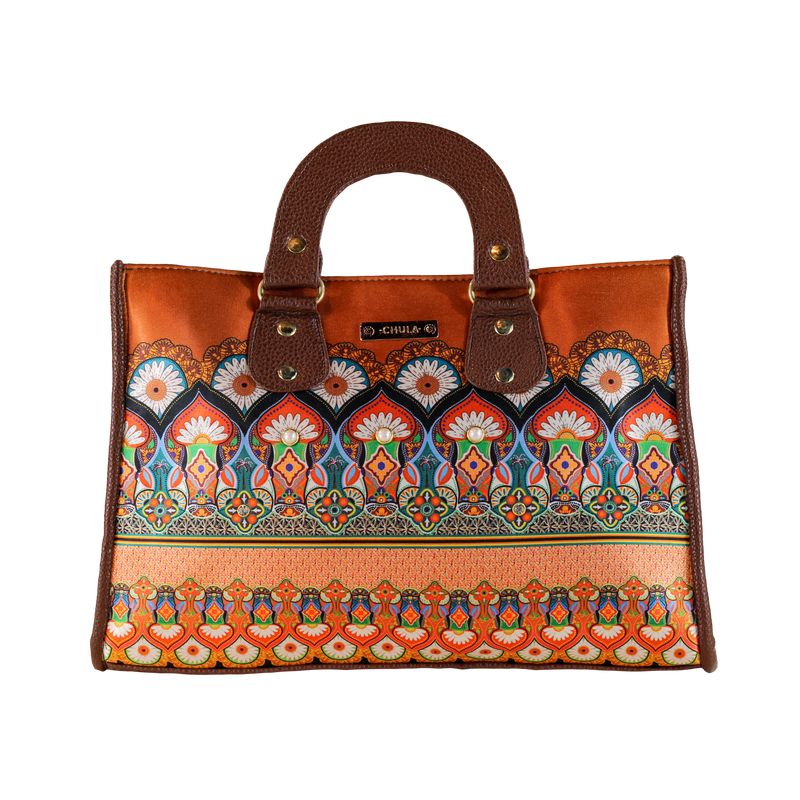 Étnico Naranja - Canasta Chula Moda Latina
