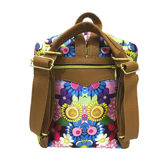 Virgencita Flowers - Mini BackPack Chula Moda Latina