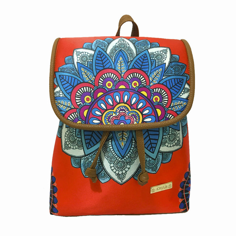 Mandala Rojo - BackPack Celine Chula Moda Latina