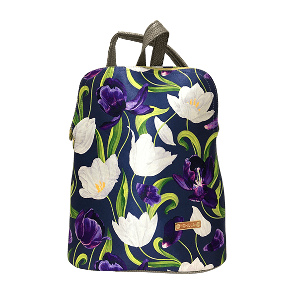 Flores Moradas - Backpack Chula Moda Latina