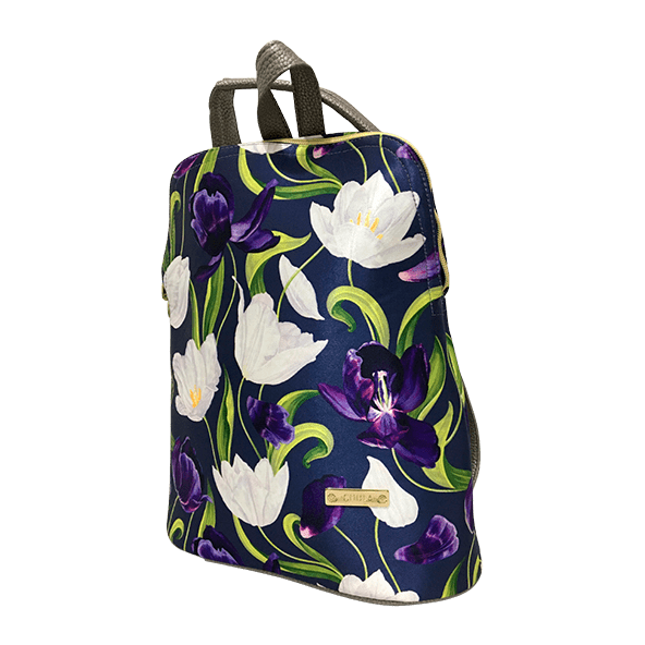 Flores Moradas - Backpack Chula Moda Latina