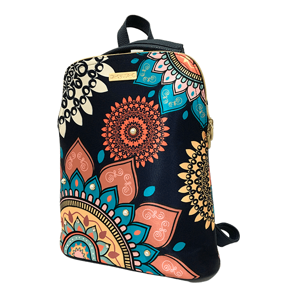 Flores Mandala - Backpack Chula Moda Latina