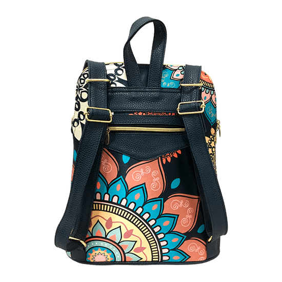 Flores Mandala - Backpack Chula Moda Latina