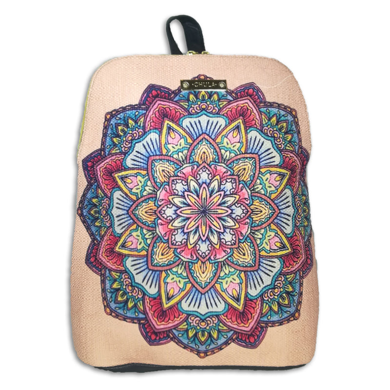 Mandala Rosa - Backpack Chula Moda Latina