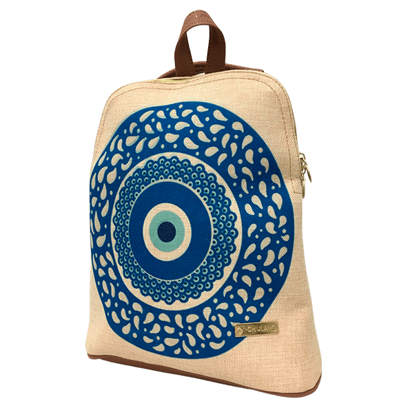 Ojo Turco Azul - Backpack Chula Moda Latina