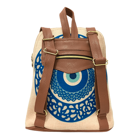 Ojo Turco Azul - Backpack Chula Moda Latina