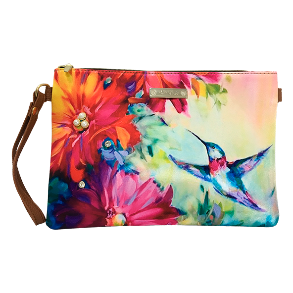 Flor Colibrí - Clutch Chula Moda Latina
