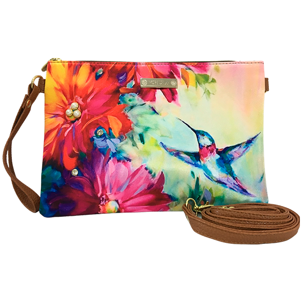 Flor Colibrí - Clutch Chula Moda Latina