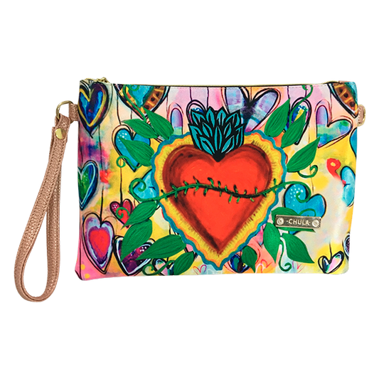 Pop Art Corazón - Clutch Chula Moda Latina