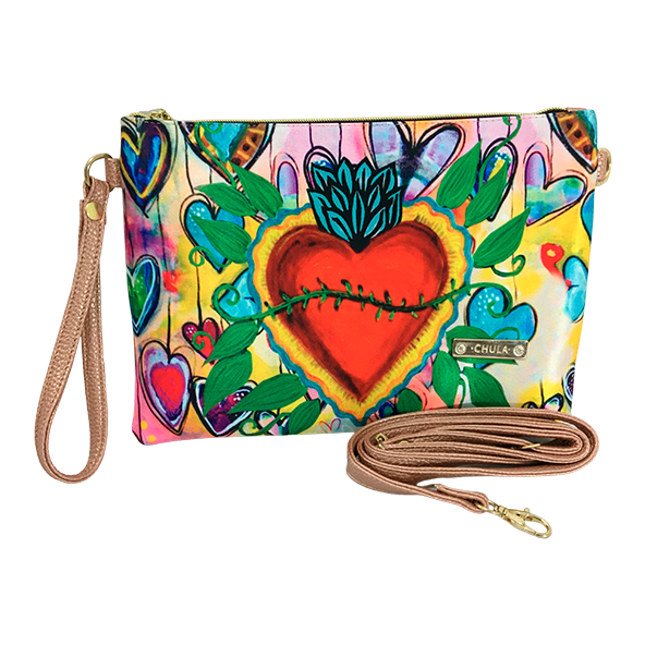 Pop Art Corazón - Clutch Chula Moda Latina