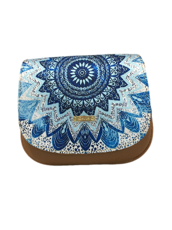 Mandala Azul - Iris Chula Moda Latina