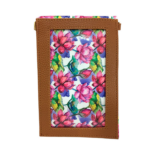 Rosa Acuarela - Porta Celular Amelie Chula Moda Latina