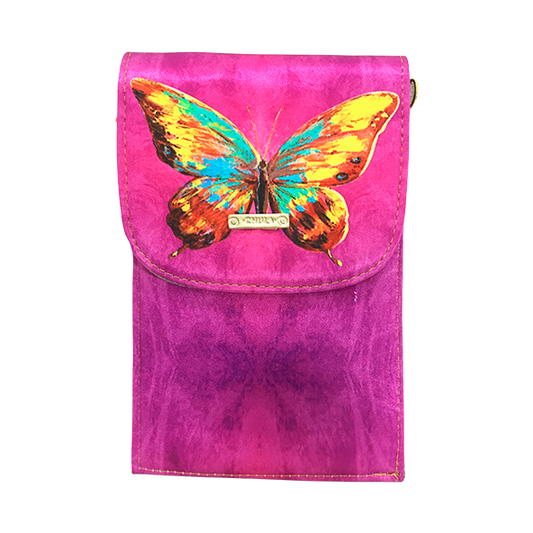 Mariposa Morada - Porta Cel Amelie Chula Moda Latina