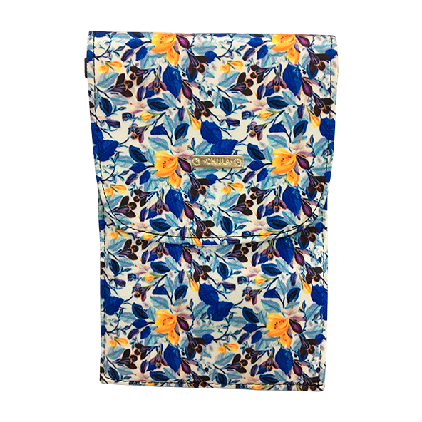 Flores Azules - Porta Cel Amelie Chula Moda Latina