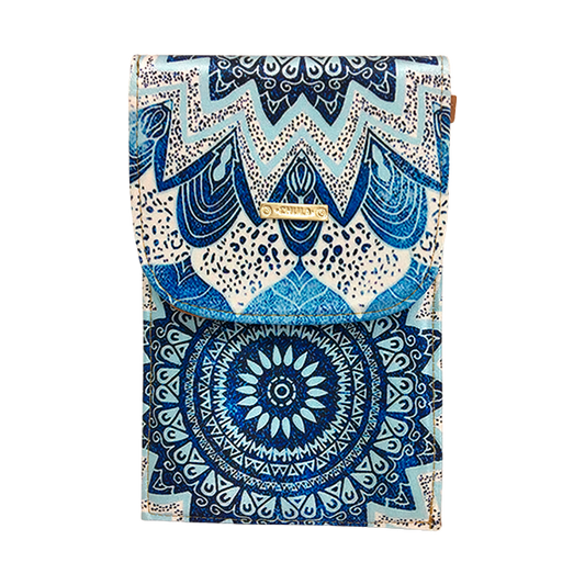 Mandala Azul - Porta Cel Amelie Chula Moda Latina