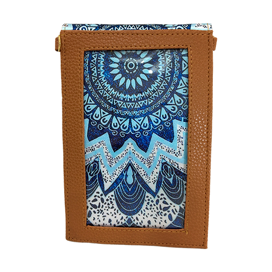 Mandala Azul - Porta Cel Amelie Chula Moda Latina