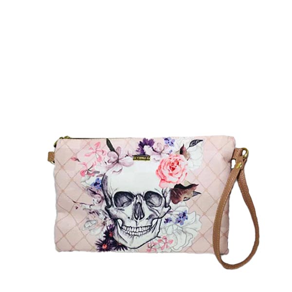 Flowered Skull - Clutch Chula Moda Latina