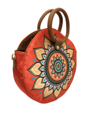 Mandala Naranja - Anabel Chula Moda Latina