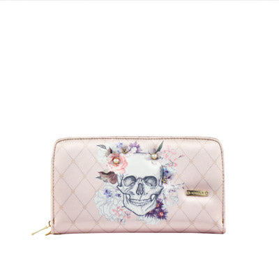 Calavera Floreada - Cartera Maxi Chula Moda Latina