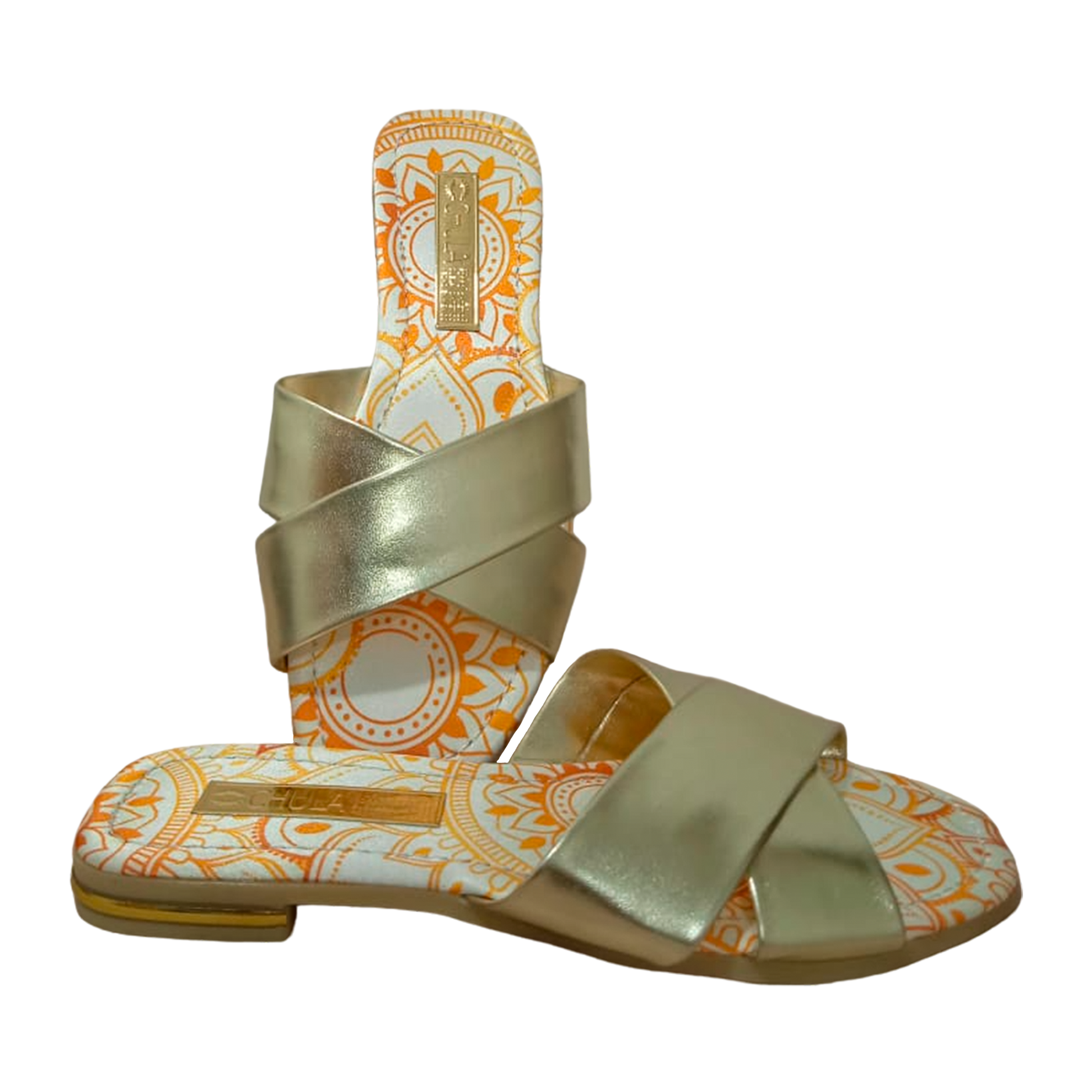 Mandala Oro - Sandalia Cruzada chulamexico