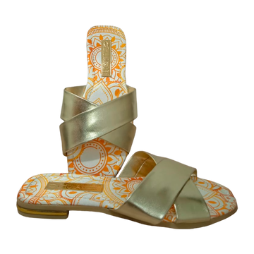 Mandala Oro - Sandalia Cruzada chulamexico