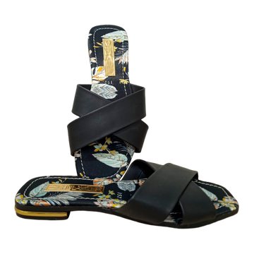 Negro - Sandalia Cruzada chulamexico