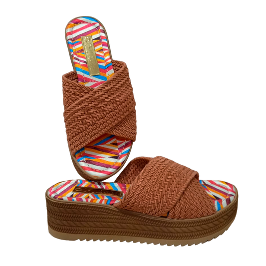 Tejido Coral - Sandalia Plataforma chulamexico