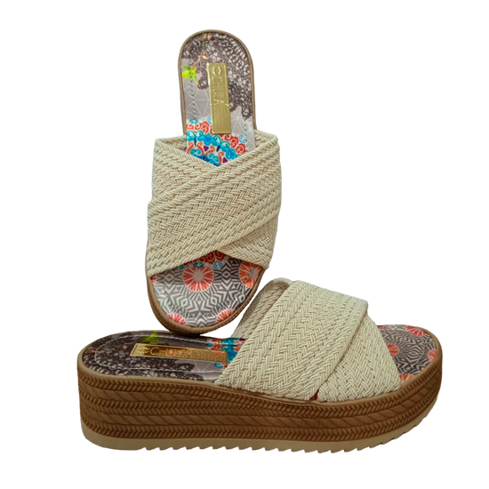 Tejido Hueso - Sandalia Plataforma chulamexico